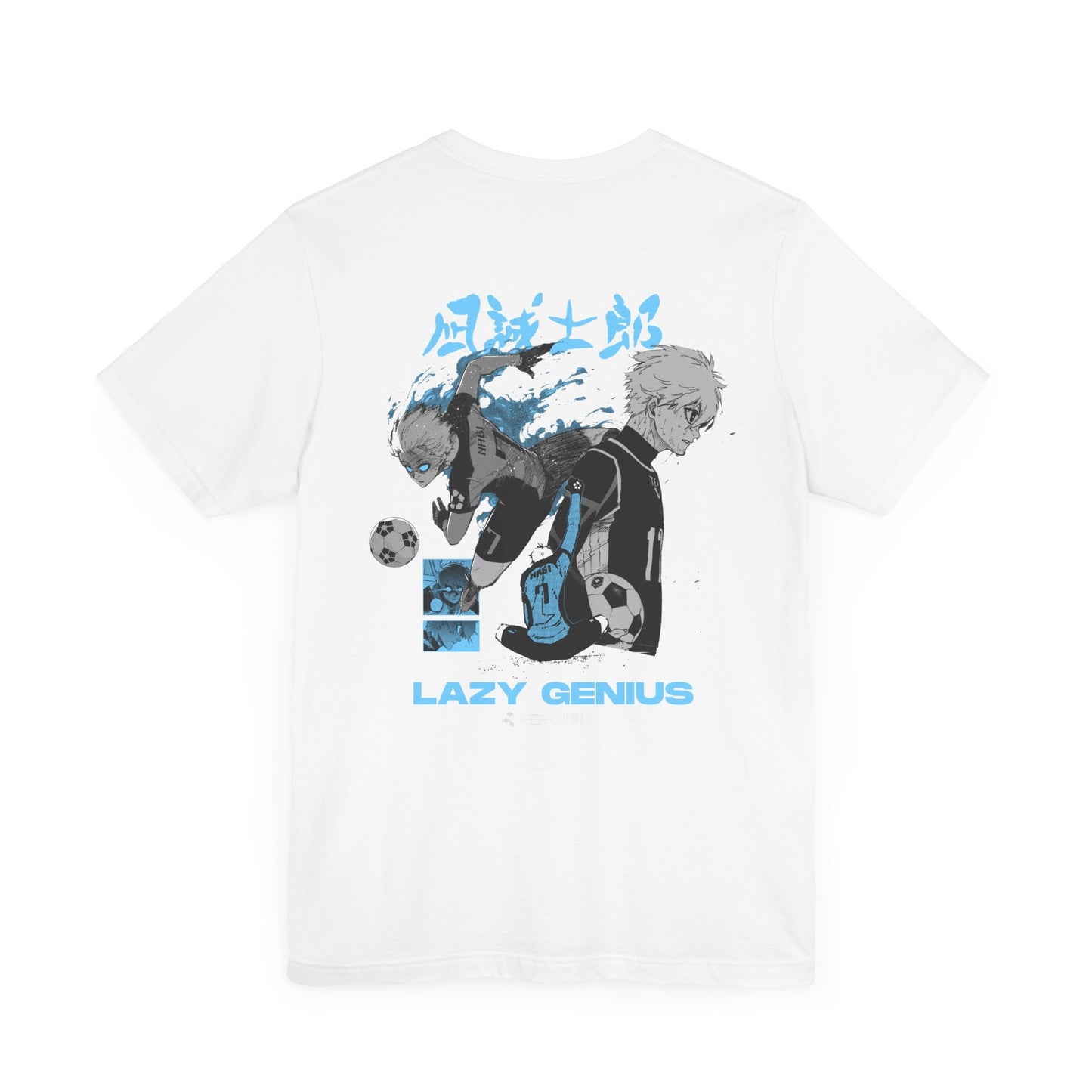 Seishiro Nagi Soccer Enthusiast Graphic Tee - "Lazy Genius" & "Seishiro" Design