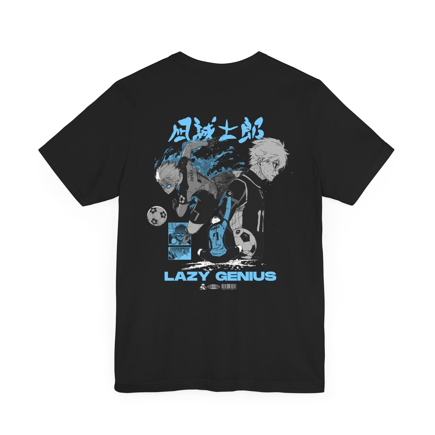 Seishiro Nagi Soccer Enthusiast Graphic Tee - "Lazy Genius" & "Seishiro" Design