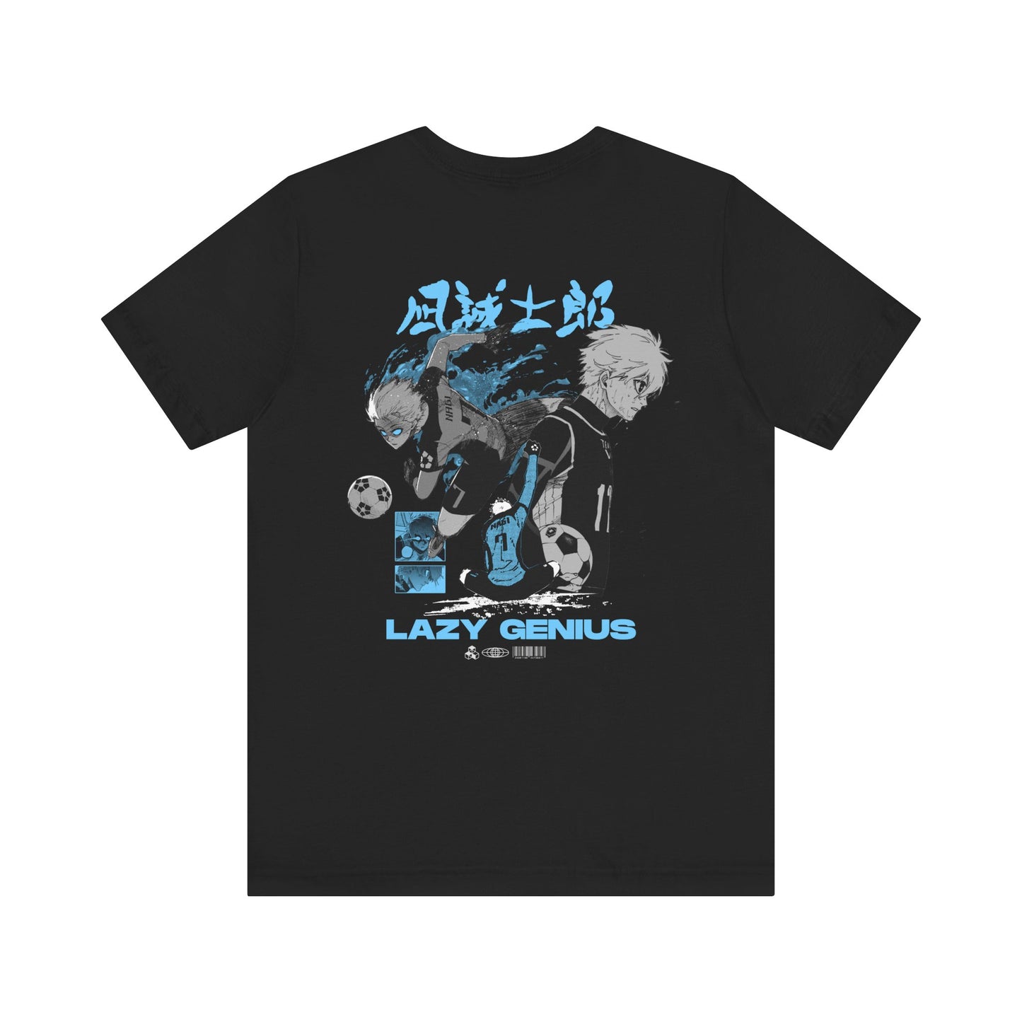 Seishiro Nagi Soccer Enthusiast Graphic Tee - "Lazy Genius" & "Seishiro" Design