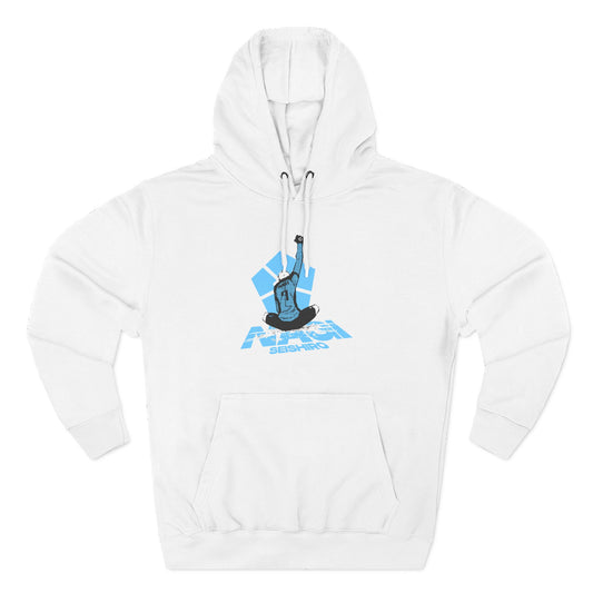 Seishiro Nagi Three-Panel Fleece Hoodie - Lazy Genius Design for Creative Souls